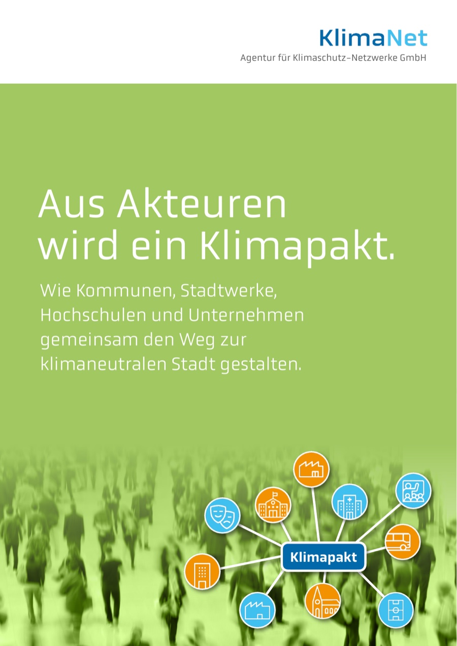Titel des Klimapakt-Prospekts